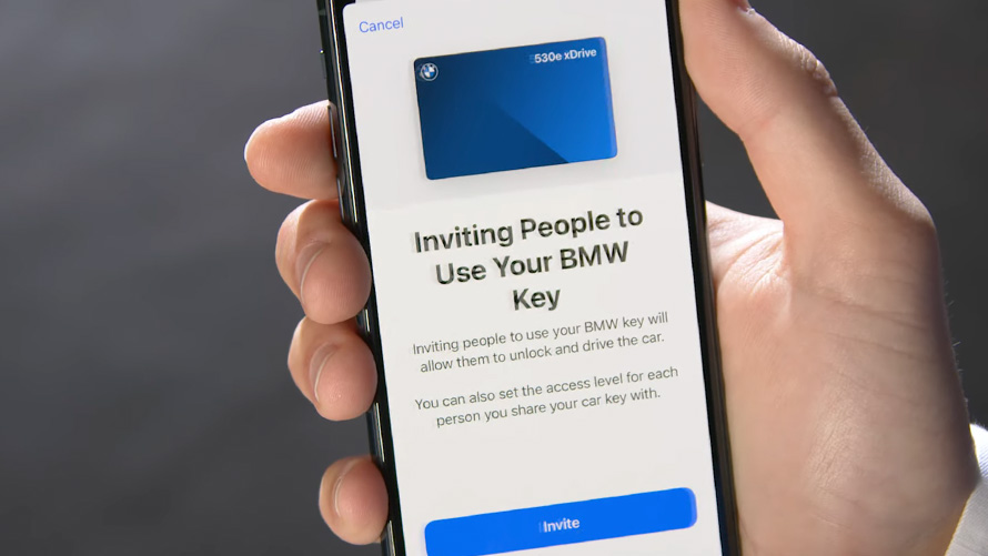 Bmw digital best sale key apple watch